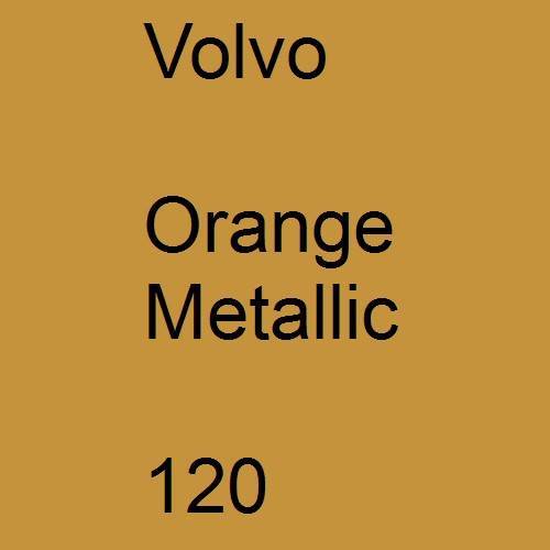 Volvo, Orange Metallic, 120.